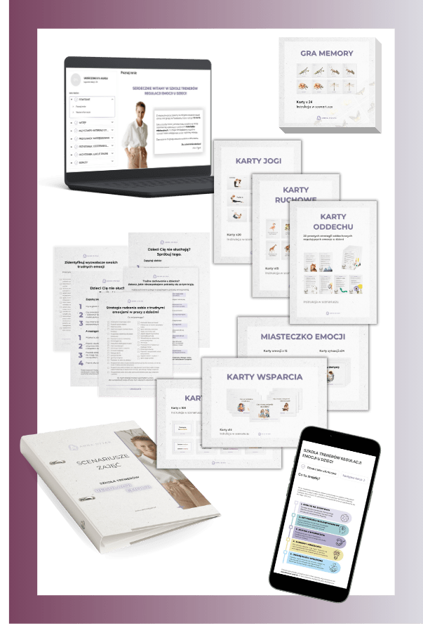 mockup szkoły Trenerów regulacji emocji