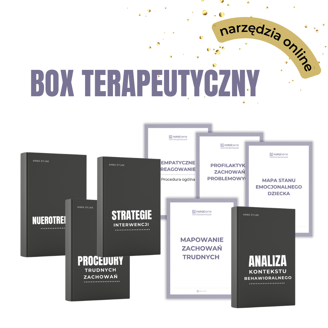 zestaw gotowych strategii do pracy z trudnymi emocjami i zachowaniami u dzieci czyli tzw box terapeutyczny