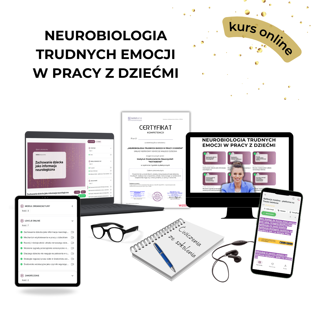 Neurobiologia trudnych emocji w pracy z dziećmi - szkolenie