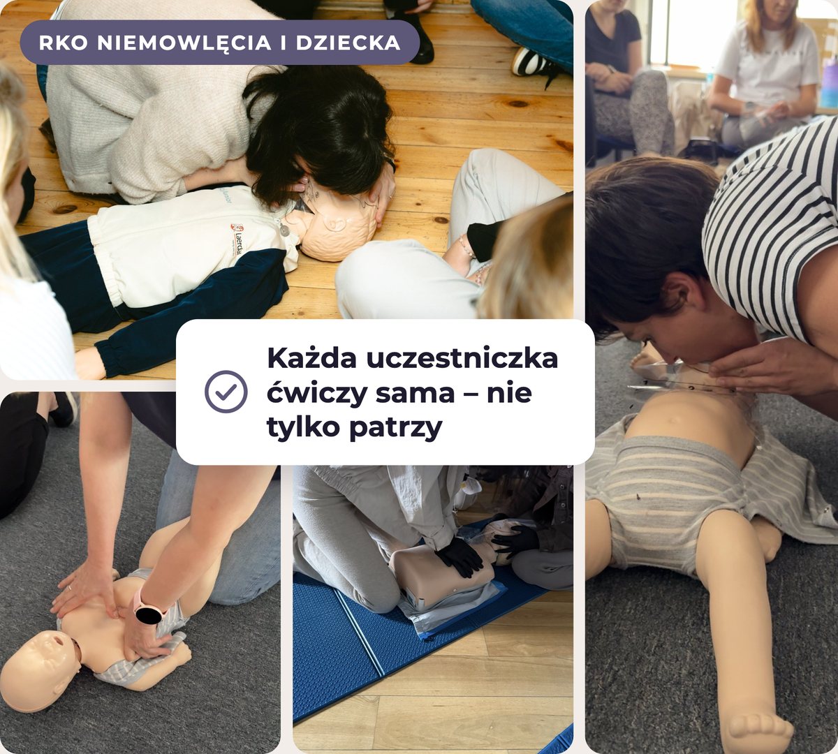 RKO niemowlęcia i dziecka – ćwiczenia na fantomach